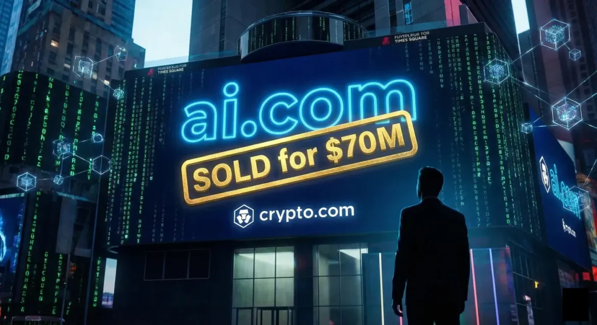 صفقة الـ 70 مليون دولار.. رئيس Crypto.com يستحوذ على ai.com ويطلق ثورة الوكلاء المستقلين