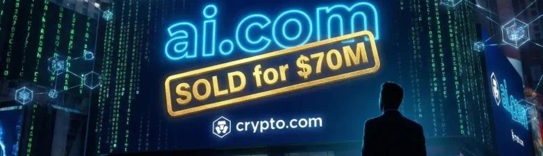 صفقة الـ 70 مليون دولار.. رئيس Crypto.com يستحوذ على ai.com ويطلق ثورة الوكلاء المستقلين