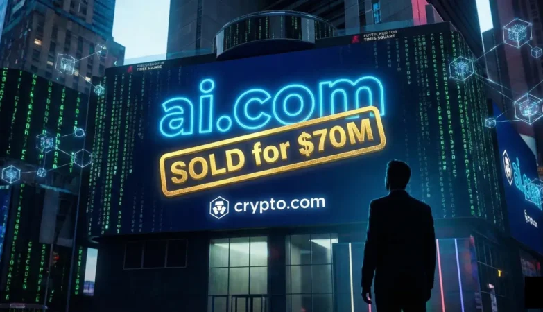 صفقة الـ 70 مليون دولار.. رئيس Crypto.com يستحوذ على ai.com ويطلق ثورة الوكلاء المستقلين